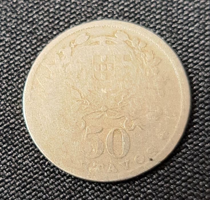 Moeda de 50 centavos 1931 Alpaca R. Portuguesa.