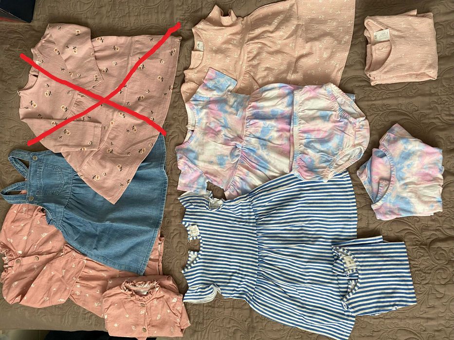 Paka ubrań dla bliźniaczek i nietylko rozmiar 86 HM, Zara, CoolClub