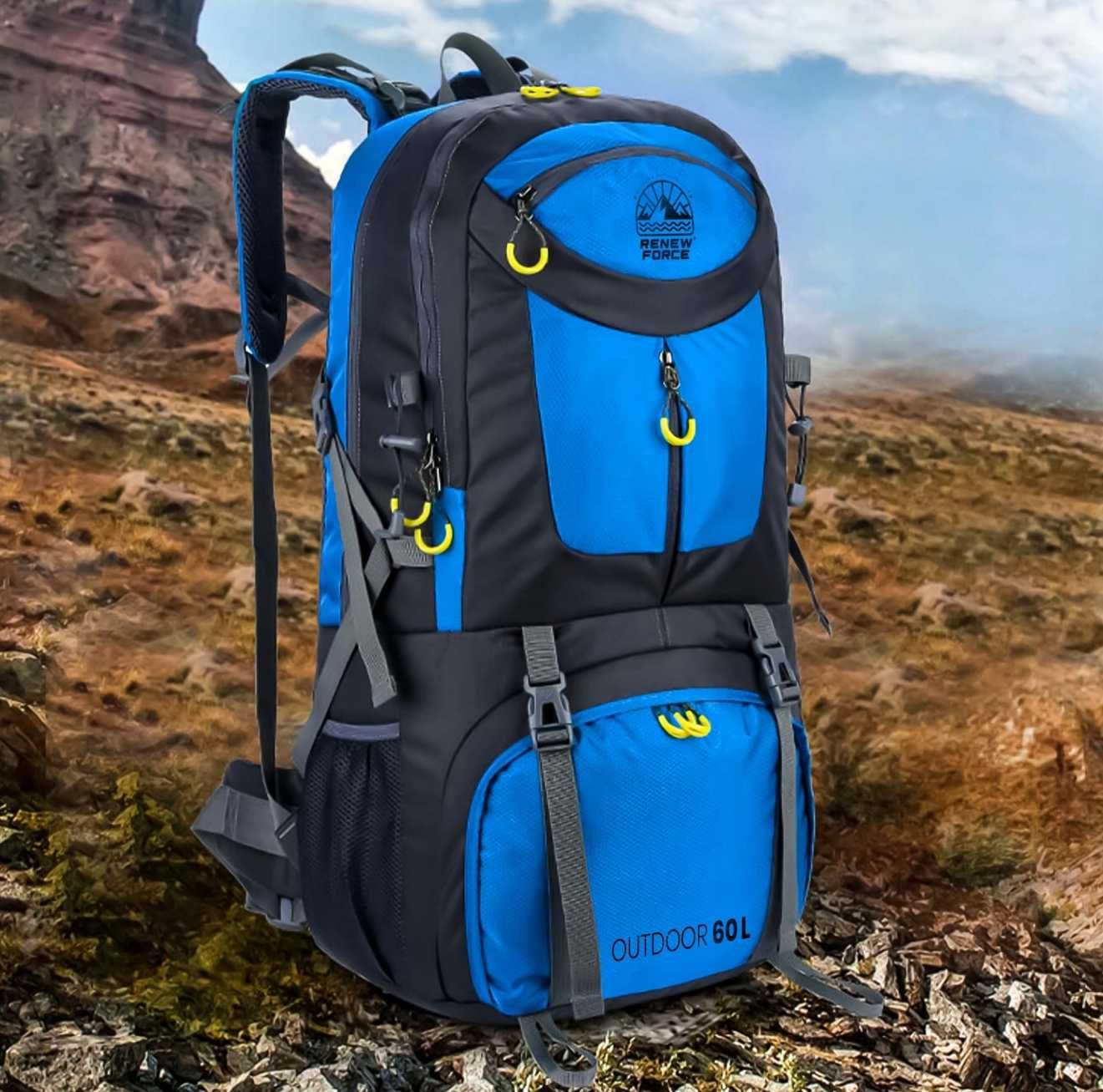 Plecak turystyczny trekkingowy 60L na wycieczki góry
