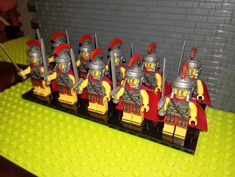 Zestaw 10szt Figurki Rzymianin Gladiator jak LEGO seria 10 minifigures