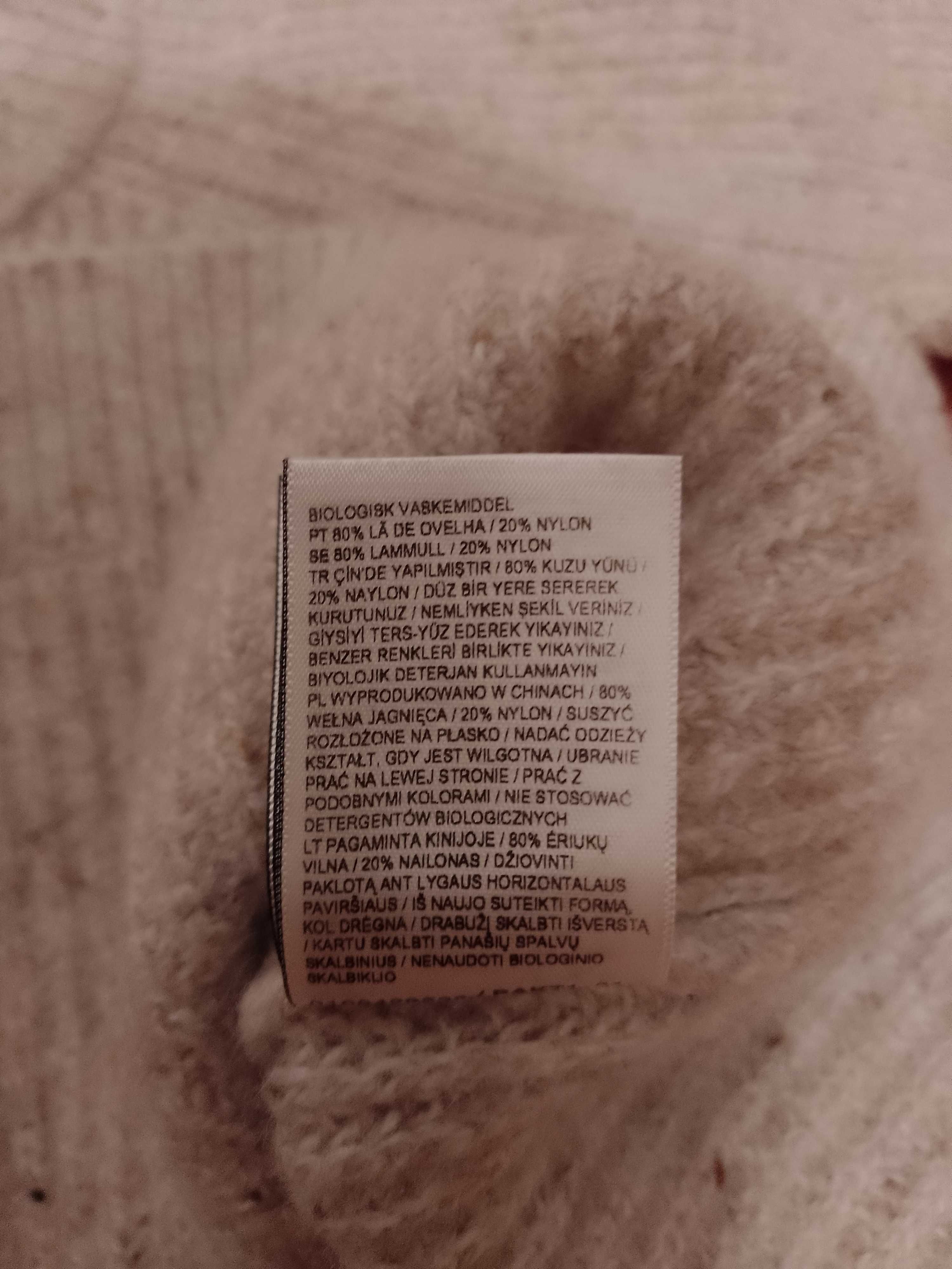 Sweter dziecięcy Superdry 80% wełna jagnięca roz 152/158