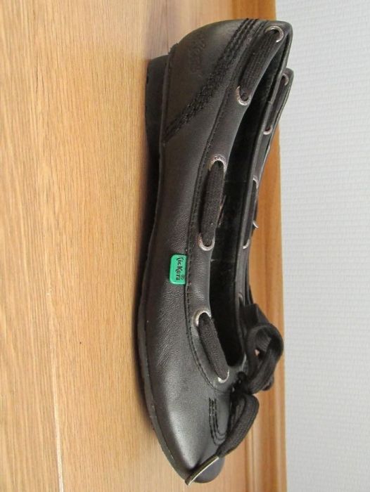 Новые кожаные туфли балетки Kickers, p.37, стелька 23.5 см