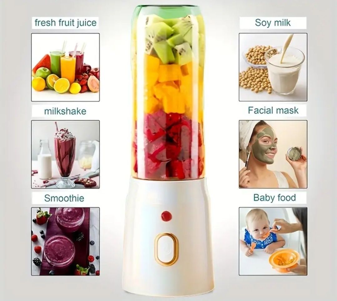 Blender kielichowy przenośny USB Nowy 40W