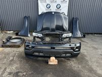 Перед bmw x5 e53 комплект морда кузовщина чорний black sapphire 475/9