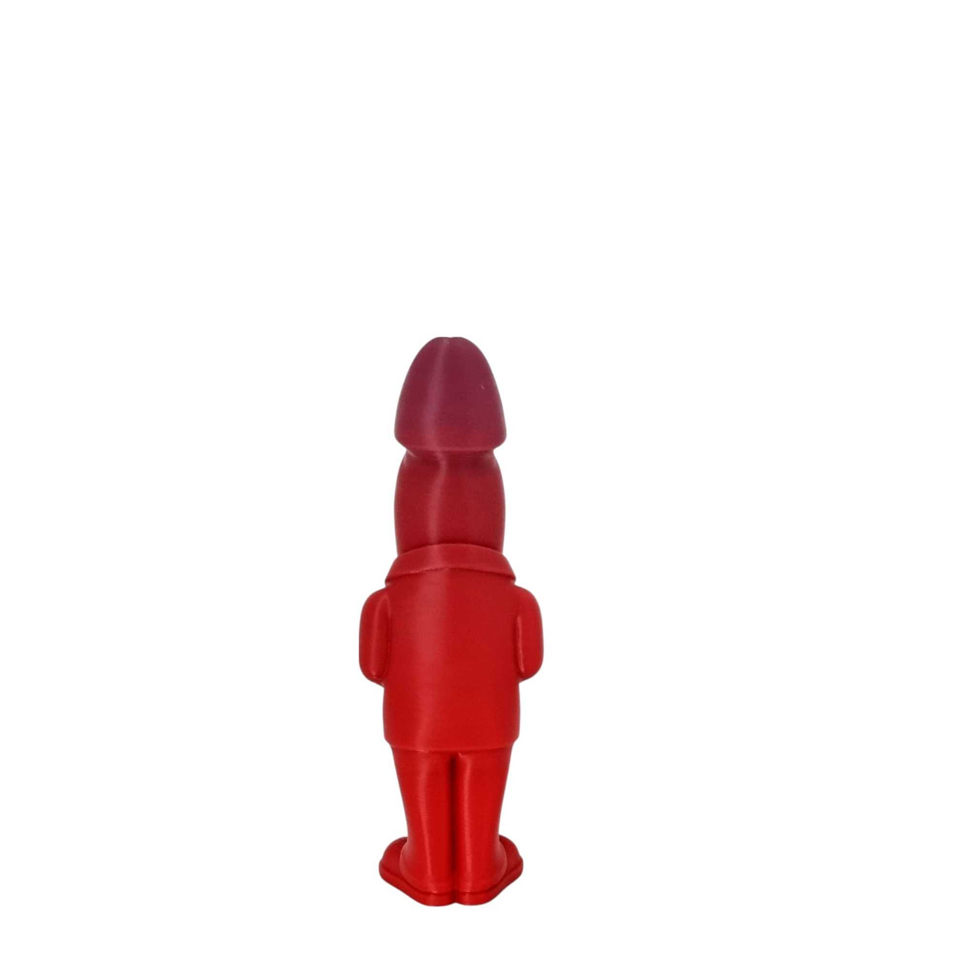 Figura Cavalheiro Peculiar 3D | Presente Divertido Adulto