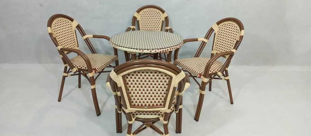 Eldar zestaw meble ogrodowe z technorattanu 4 osobowy Melisa