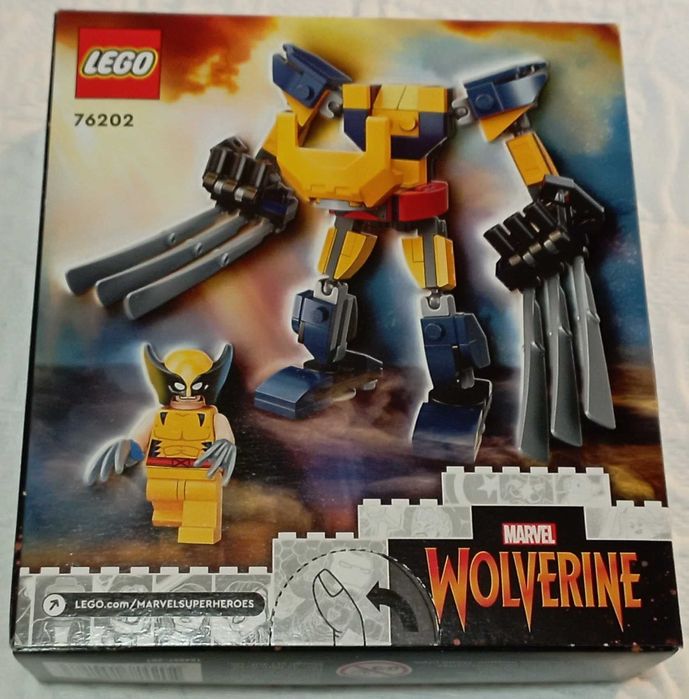 lego marvel 76202 wolvernine mech armour selado
