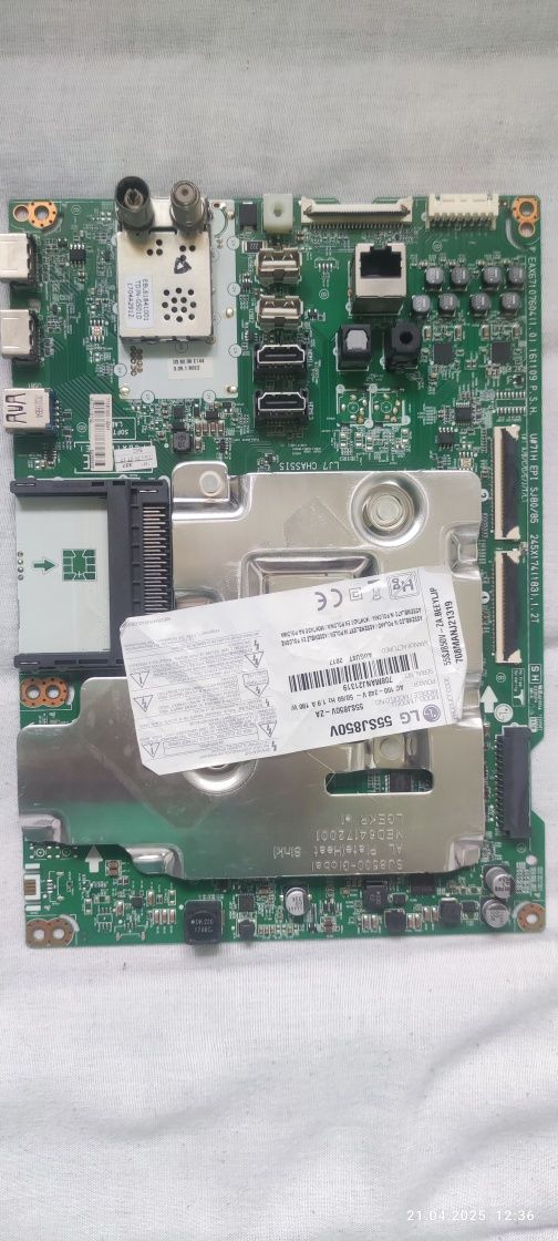LG 55sj 850v płyta główna