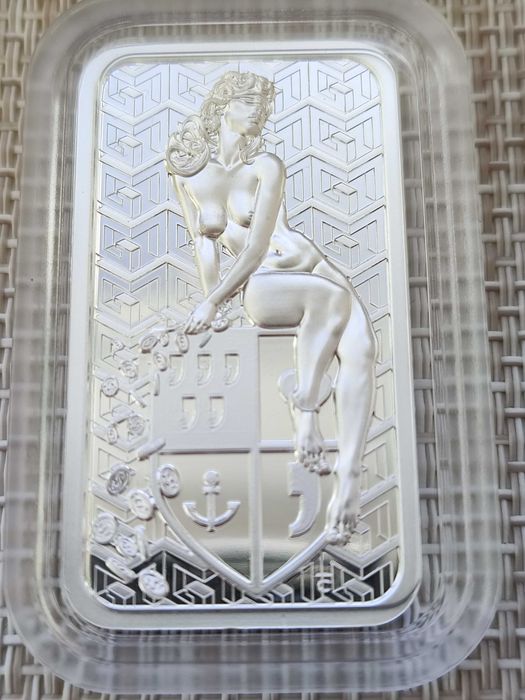 Срібна монета "Fortuna" Фортуна 1 ун. 999.9 ПРУФ Тираж 5000.