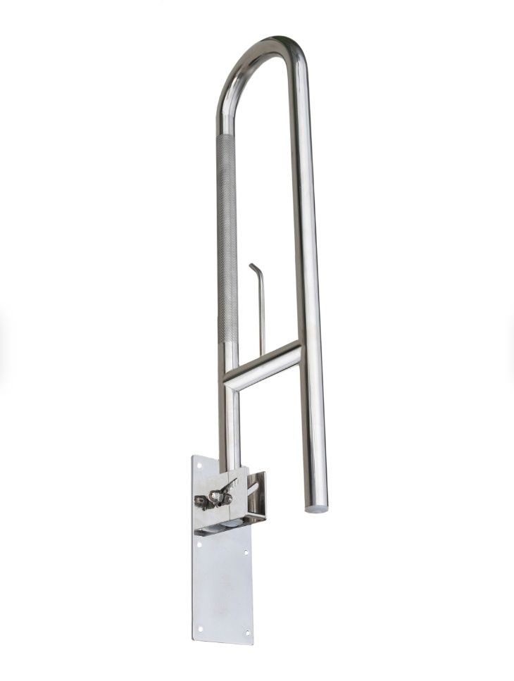 Duas Barras de apoio inox cromado para wc
Barra de apoio aço anti