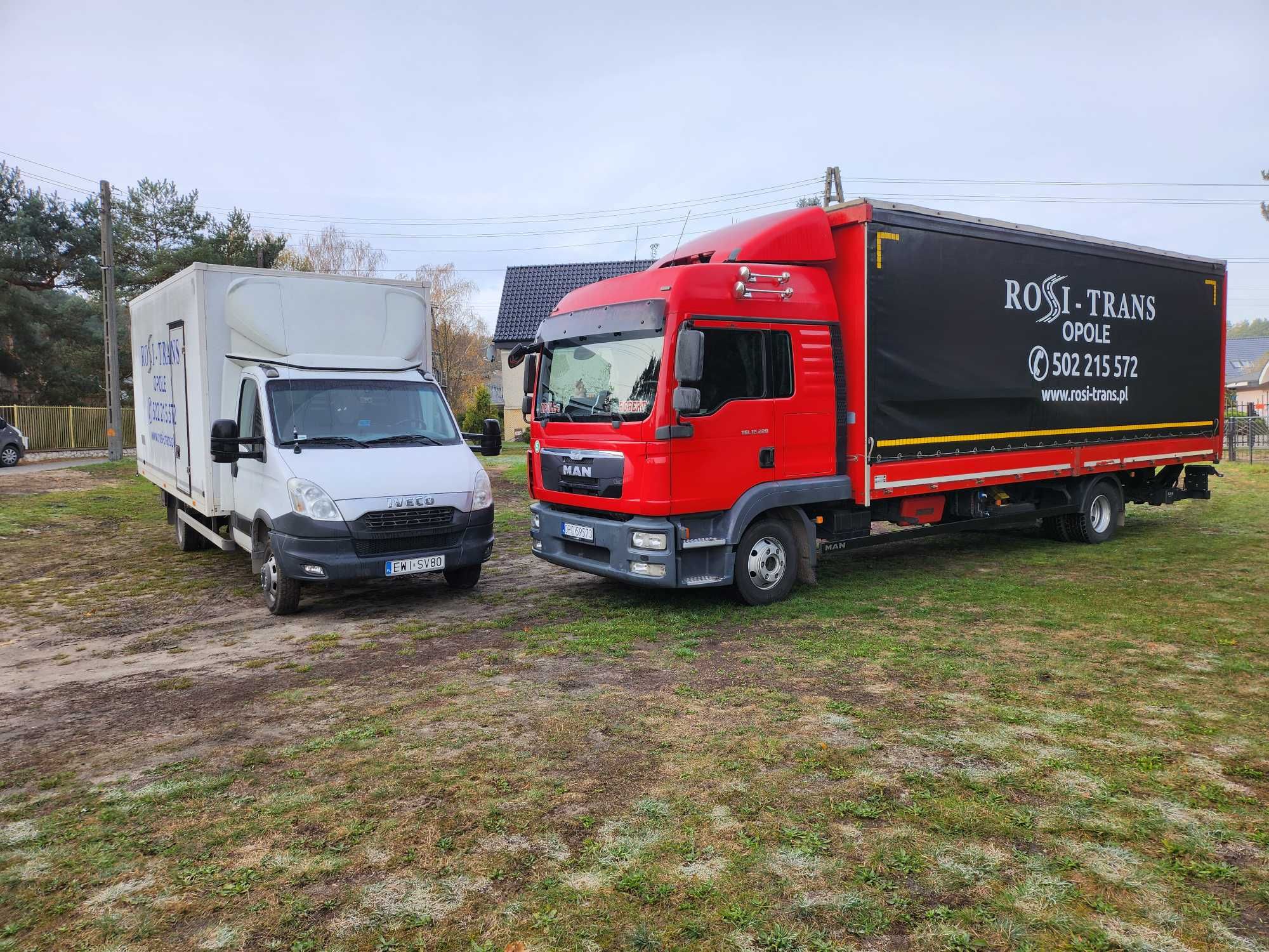 Usługi transportowe, auta z windą, transport, przewóz, Solówka 18 pal.