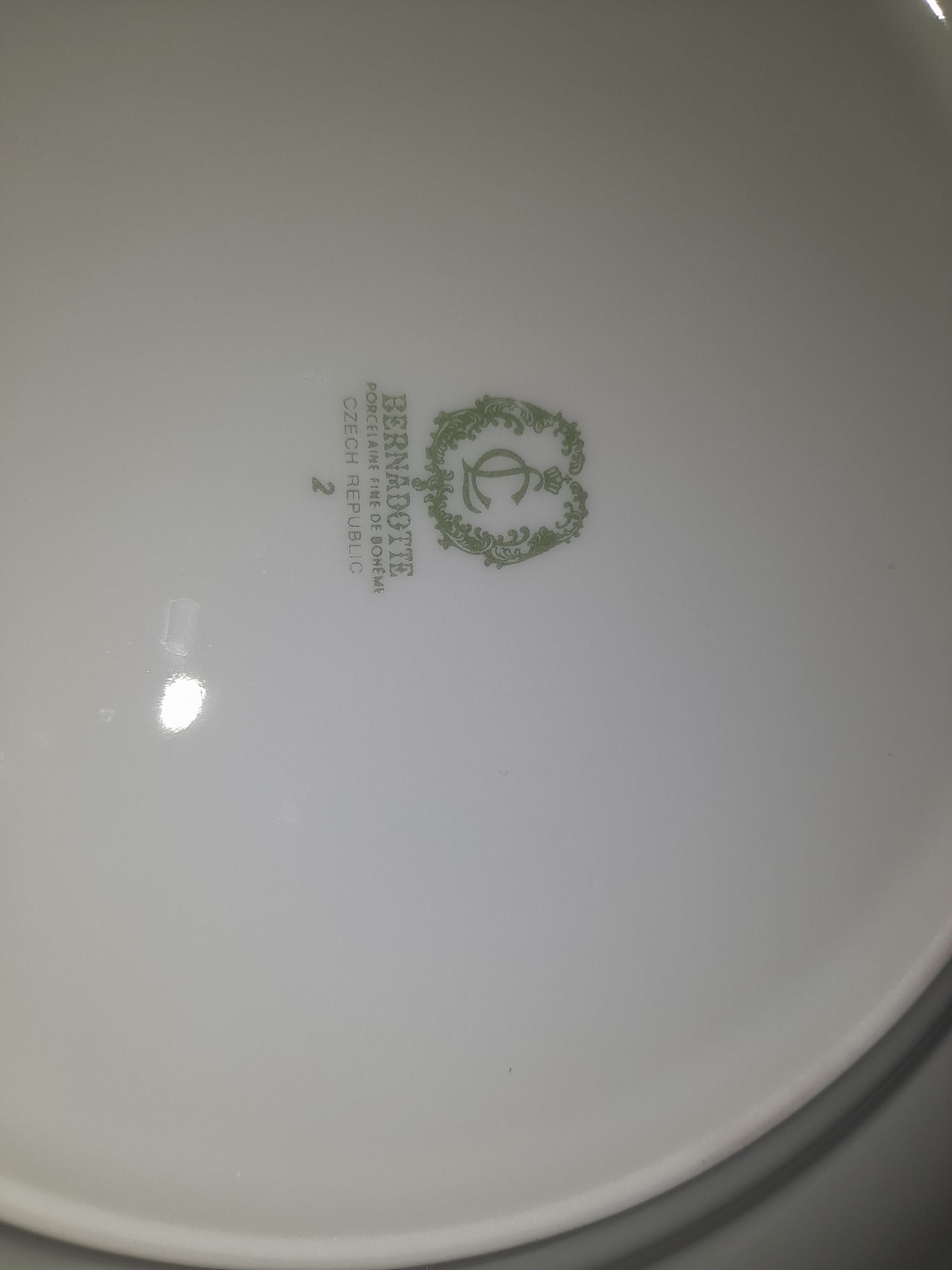 Servico em porcelana da Bernadotte