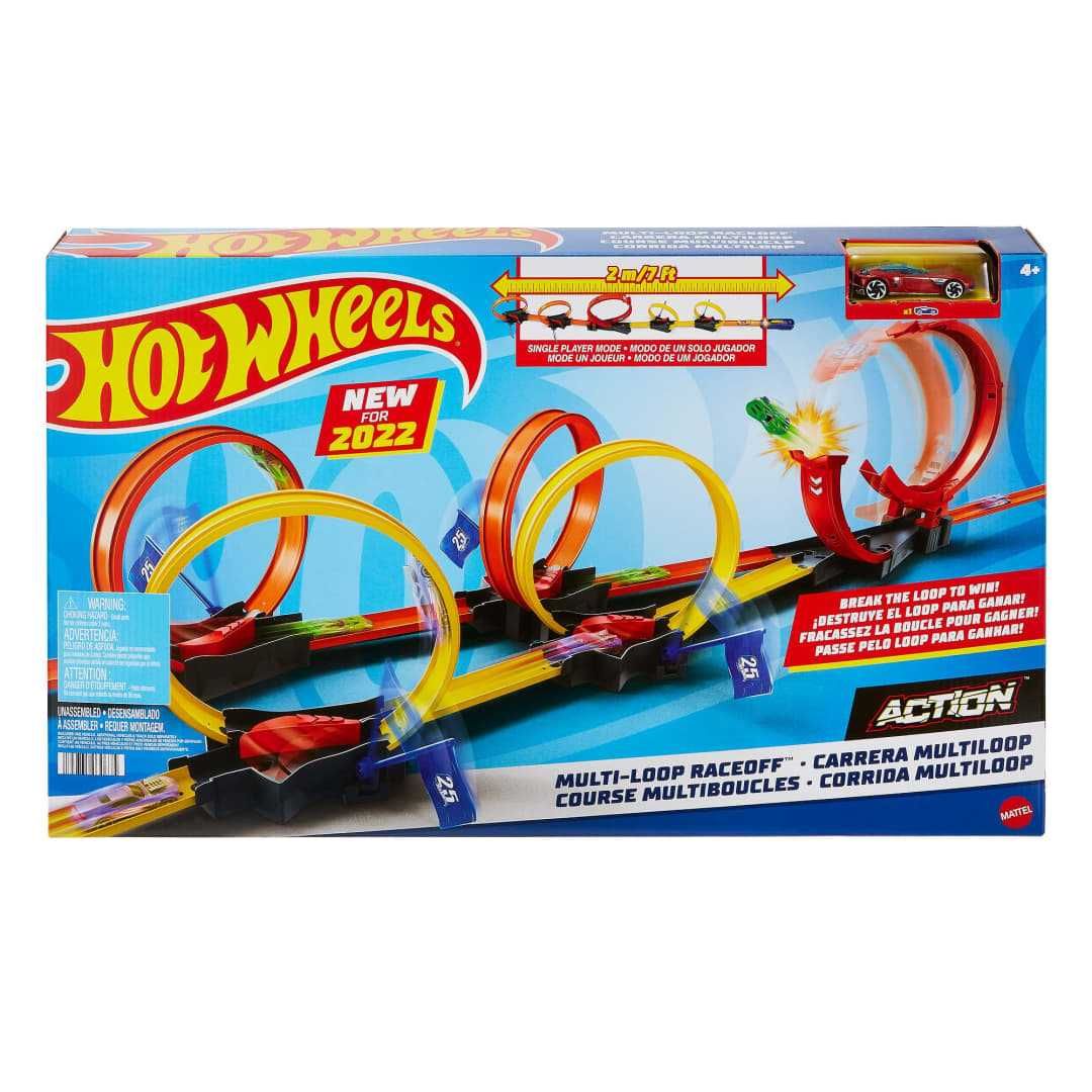 Hot Wheels zestaw 5 rajdowych pętli + auto 2 METRY!