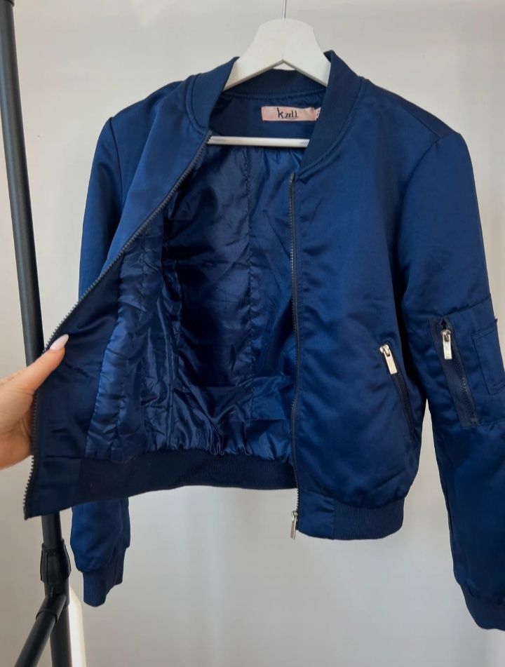 Kurtka bomberka granat nevy  roz S 36