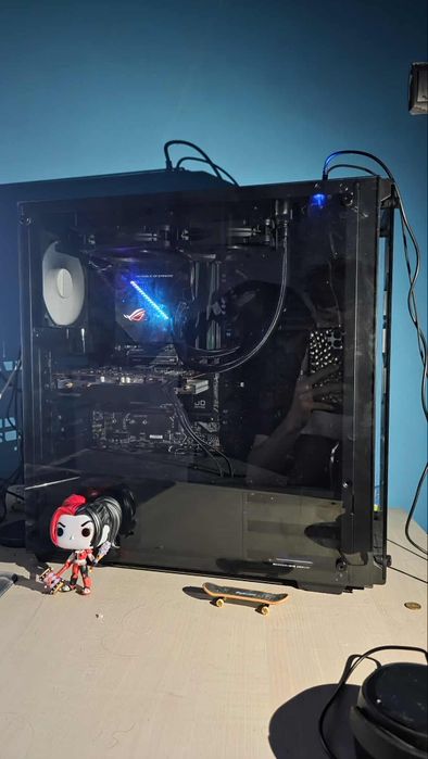 Komputer Gaming I5-11Gen Rx6600xt 16Gb RamChłodzenie Wodne Asus Rog