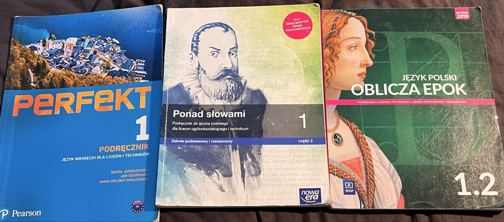 podręczniki do klasy 1 oraz 2 [zestaw lub pojedyńcze]