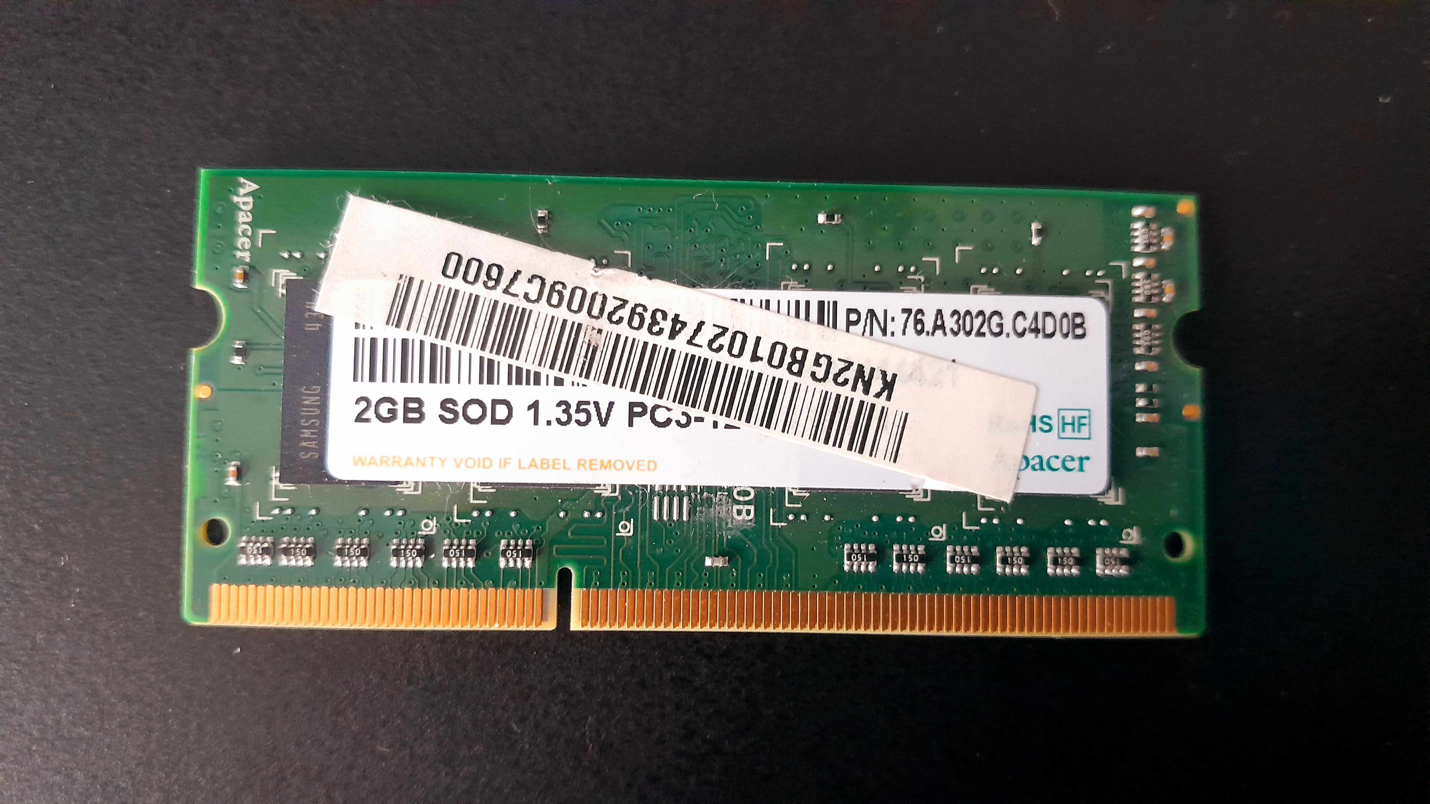 Pamięć RAM Apacer DDR3 2GB
