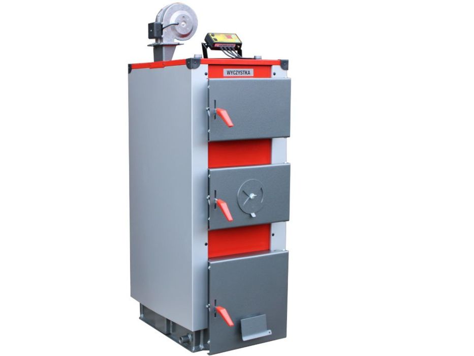 Kocioł 10KW piec na węgiel i drewno 80m2 Kotły Pleszew 3kanały Wys0zł