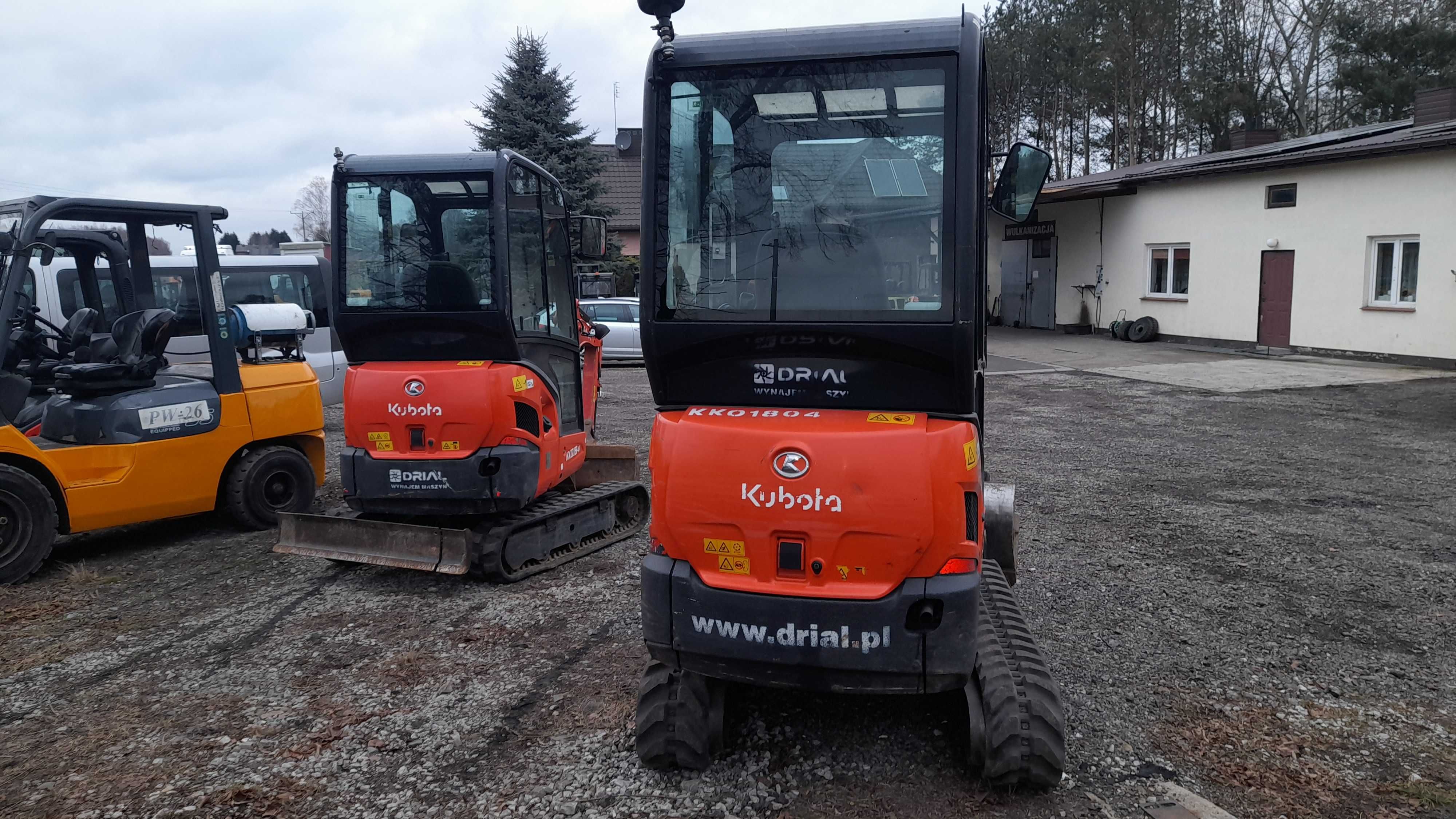 Minikoparka Kubota KX018-4