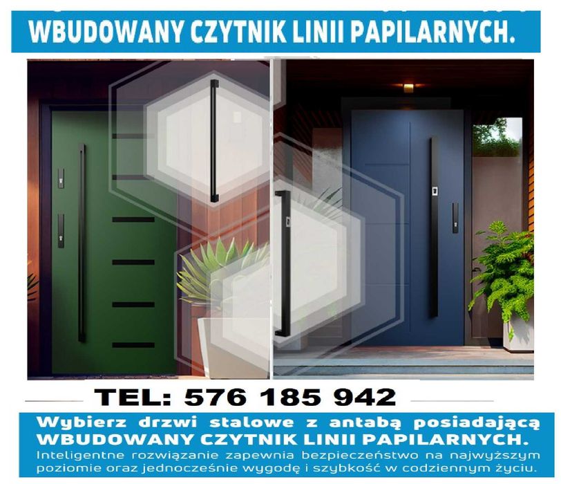 Drzwi zewnętrzne ,drzwi wejściowe z montażem antywłamaniowe