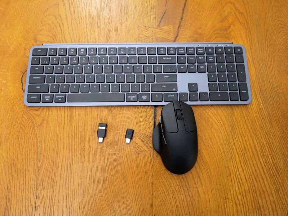 Myszka + klawiatura keychron ideał