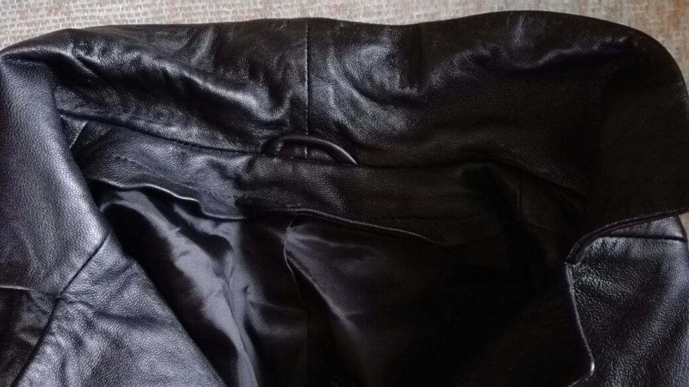 Płaszcz damski skóra