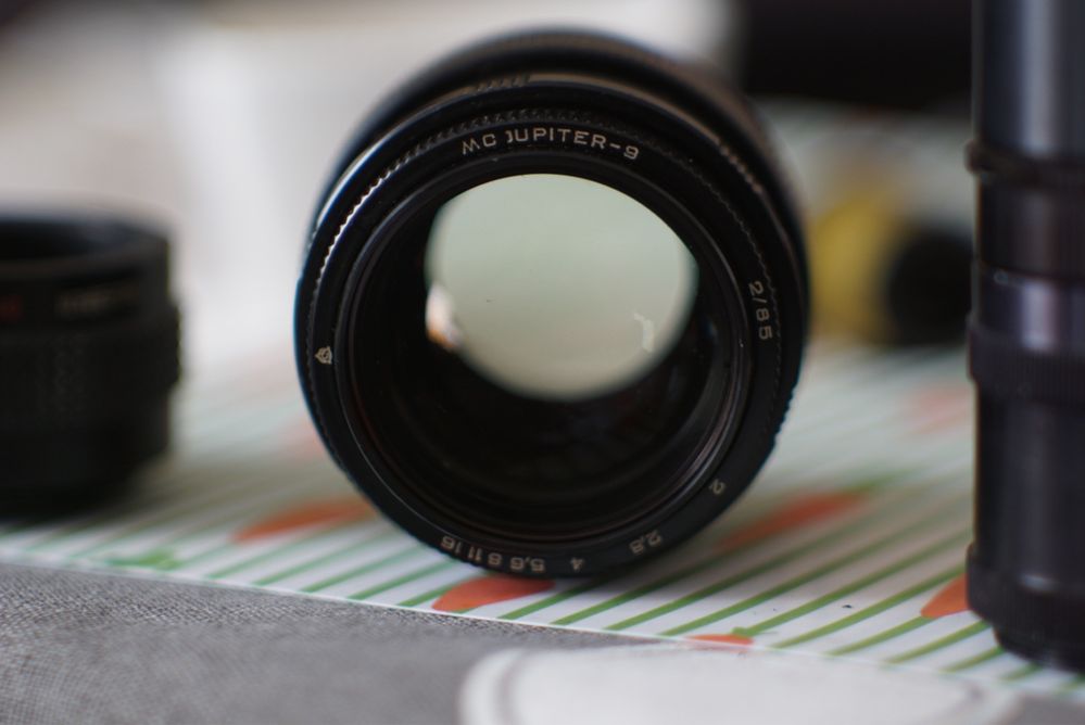 Obiektyw Jupiter 9 m42, f2/85 Zenit Pentacon ZSRR