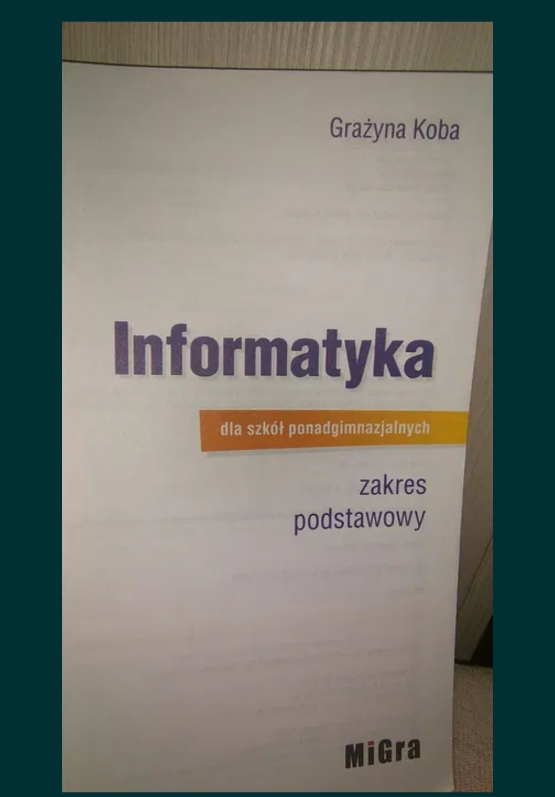 Informatyka zakres podstawowy