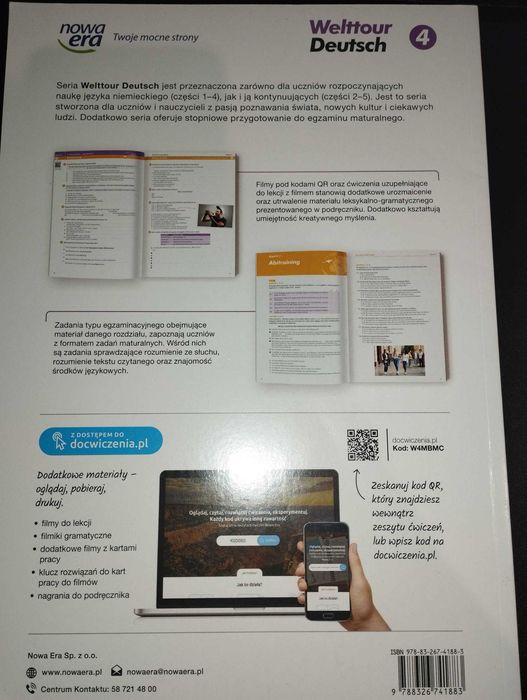 Welttour Deutsch 4 Podręcznik Liceum Język Niemiecki