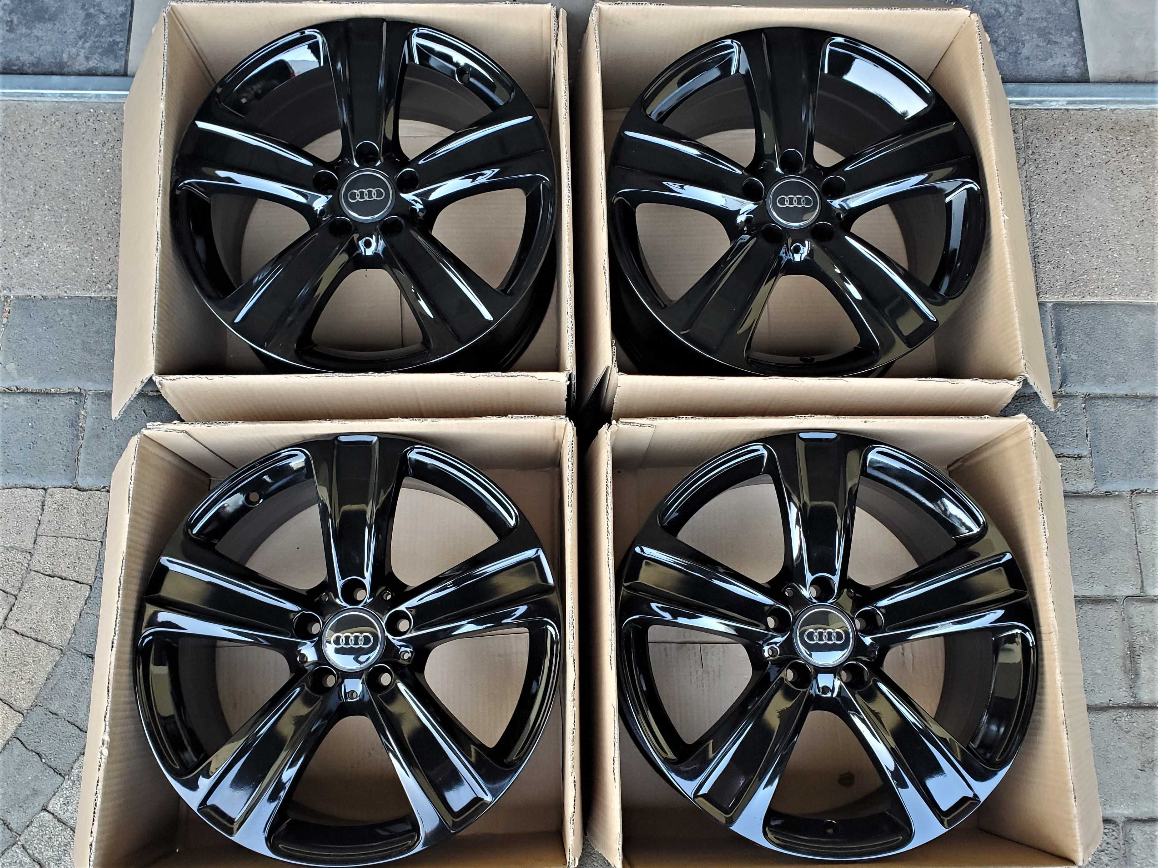 Alufelgi 18 5x112 Czarne Audi A4 A5 A6 A7 A8 Q3 Q5 Oryginalne ! 508#