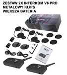INTERKOM MOTOCYKLOWY V6 PRO 1200m fvat 23% interkomy firma