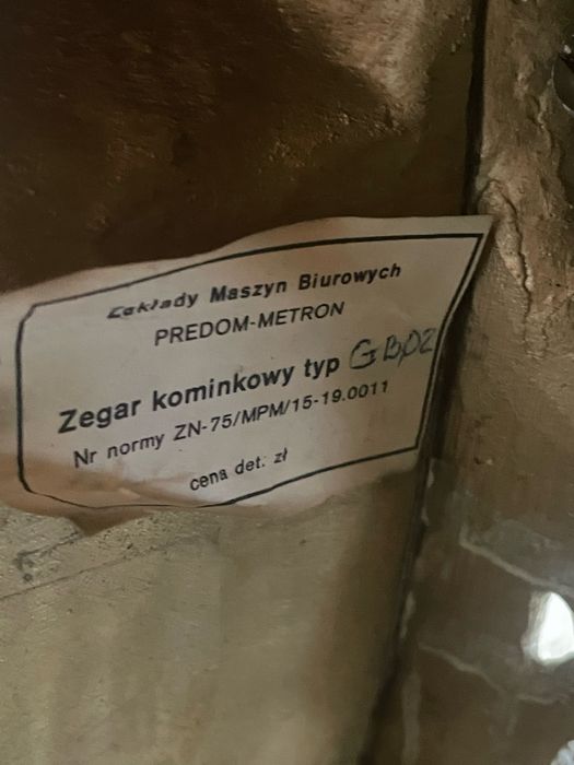 Zegar kominkowy