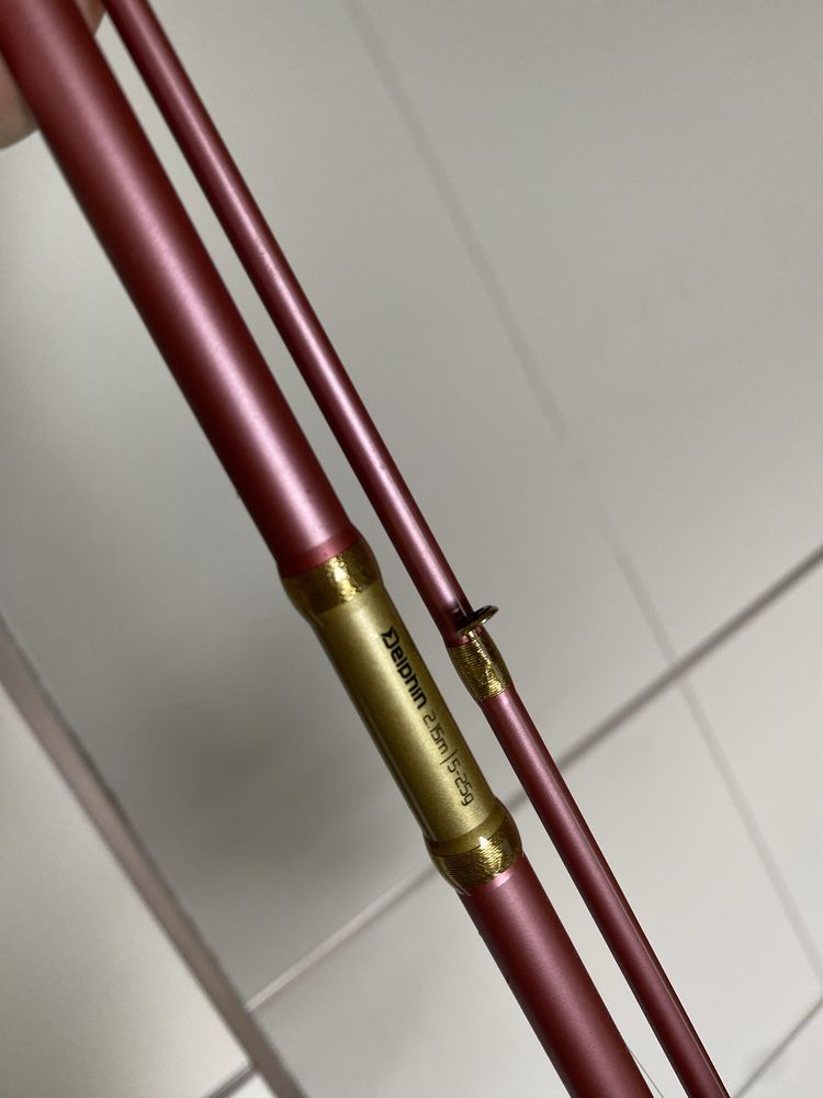 Wędka delphin queen spin 215cm/5-25g + kołowrotek 3000
