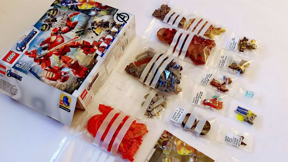 Lego Marvel 76164 Iron Man Hulkbuster vs AIM Agent peças novas