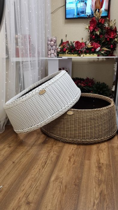 Спідничка під ялинку з ротангу