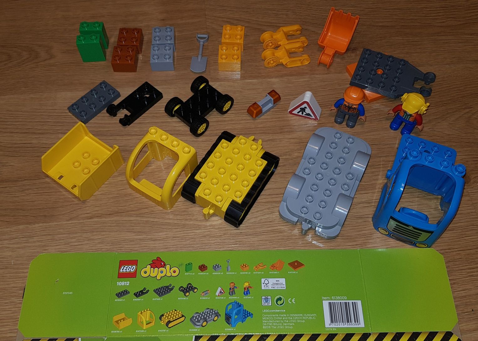 Klocki Lego Duplo Ciężarówka i Wywrotka 10812