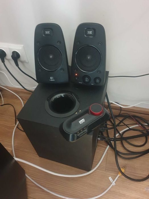 Logitech z623 + Creative SoundBlaster omni USB