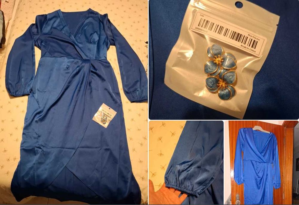 Vendo vestido - NOVO + OFERTA dos brincos