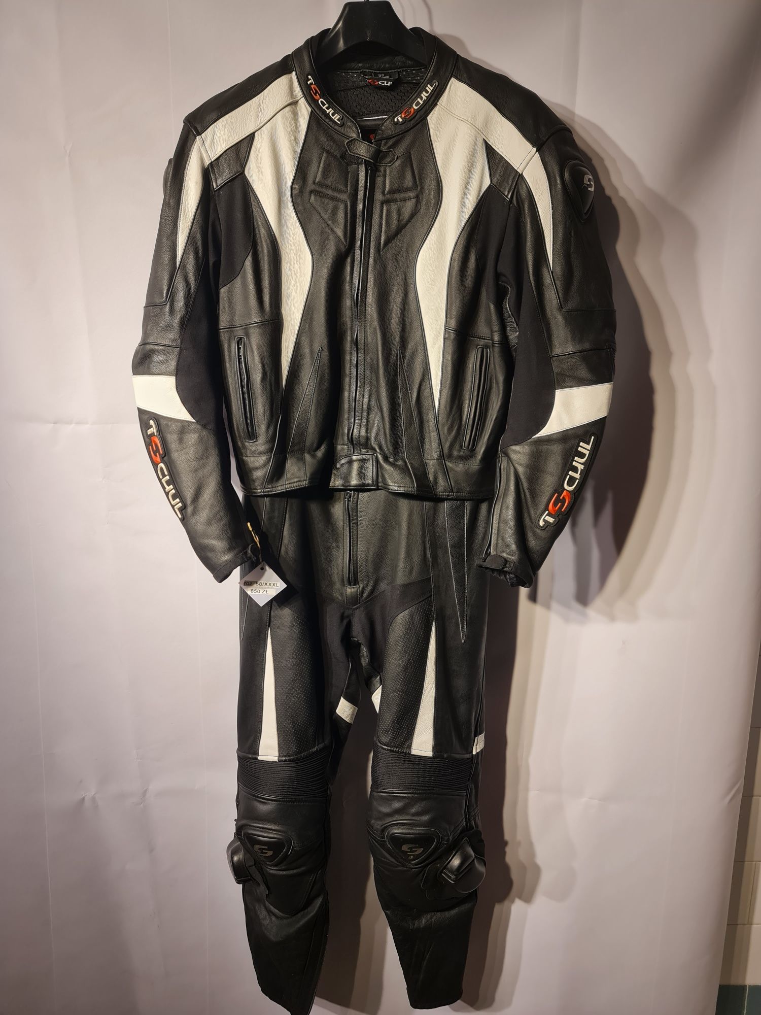 Kombinezon motocyklowy Tschul rozm. 58/56  3XL/2XL skóra