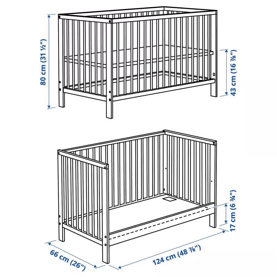 Berço de bebe com colchao