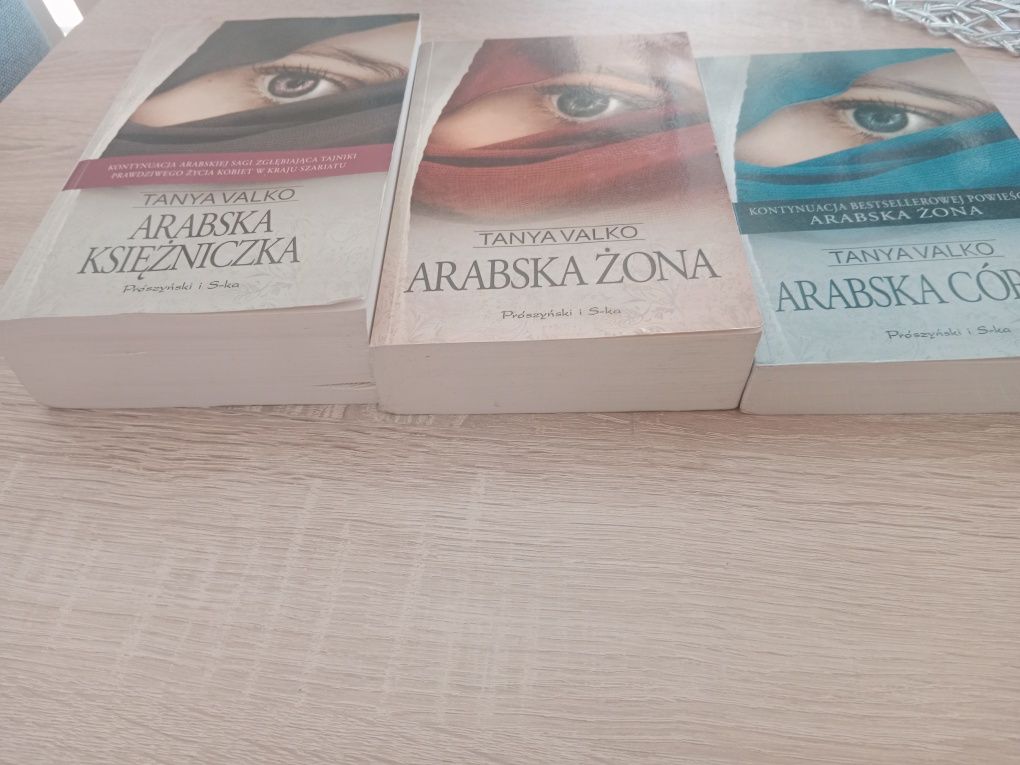 Książki Arabska księżniczka,, Arabska żona, Arabska córka