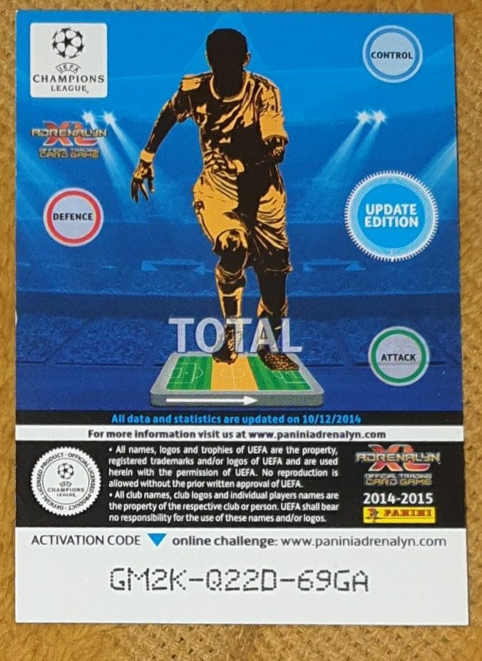 Karty piłkarskie panini Adrenalyn XL update edition Final Berlin 2015