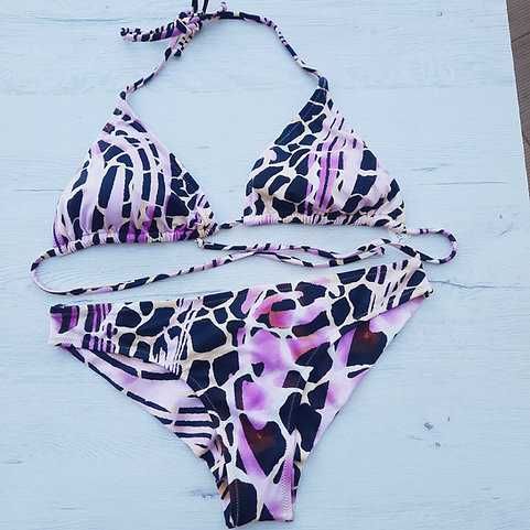 Bikini riscas animais