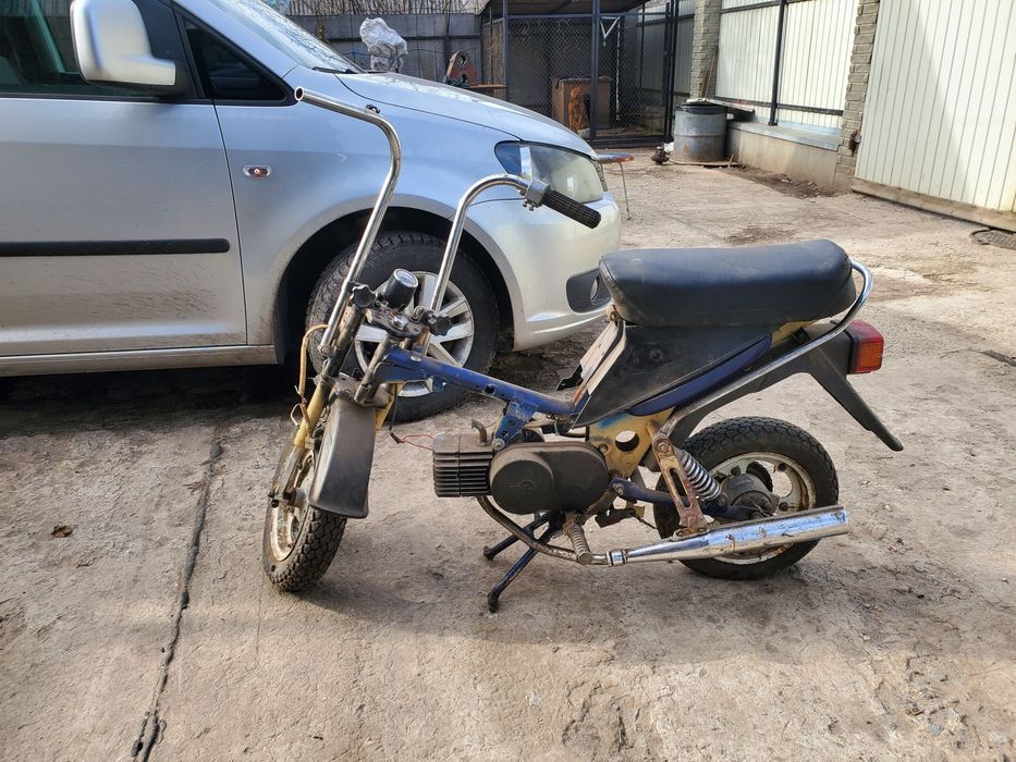 Ретро старинный редкий мопед РИГА Стелла Рига мини Мини мокик ZVL ЯВА