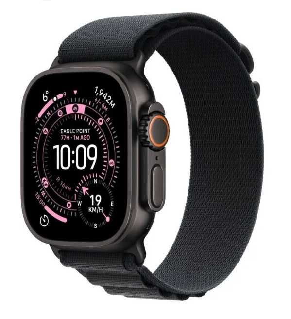 Apple Watch Ultra 3 GPS + Cellular 49mm Tytan Black Alpine M