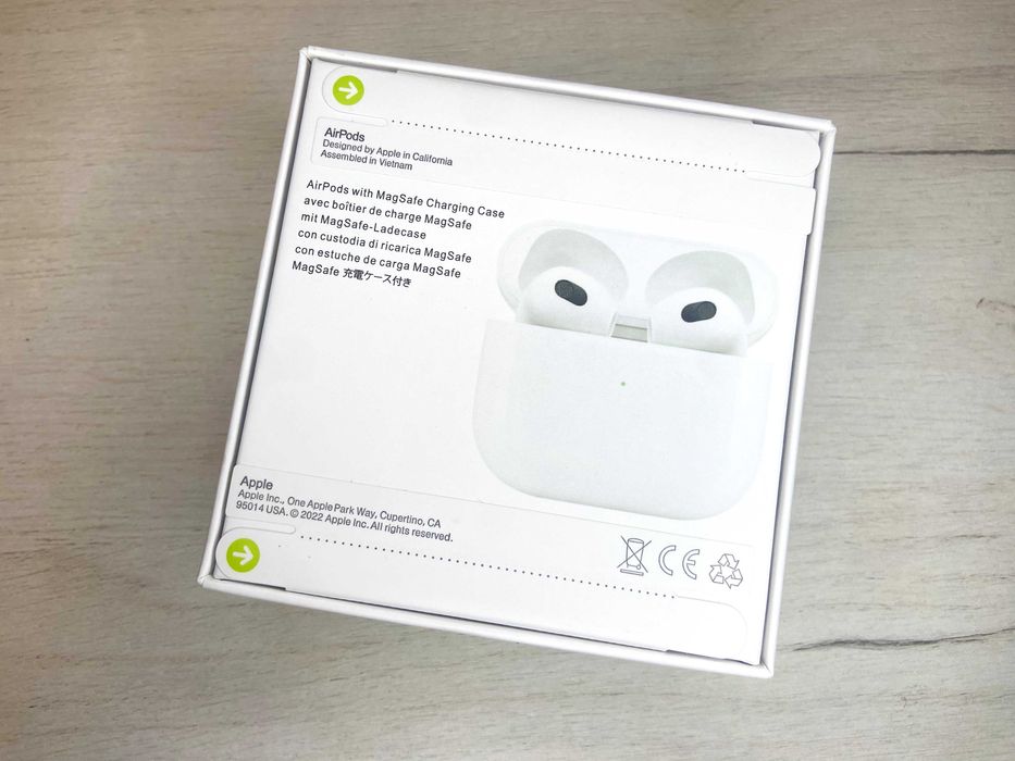 ЛЮКС Беспроводные наушники Airpods 3 для Айфон и Андроид