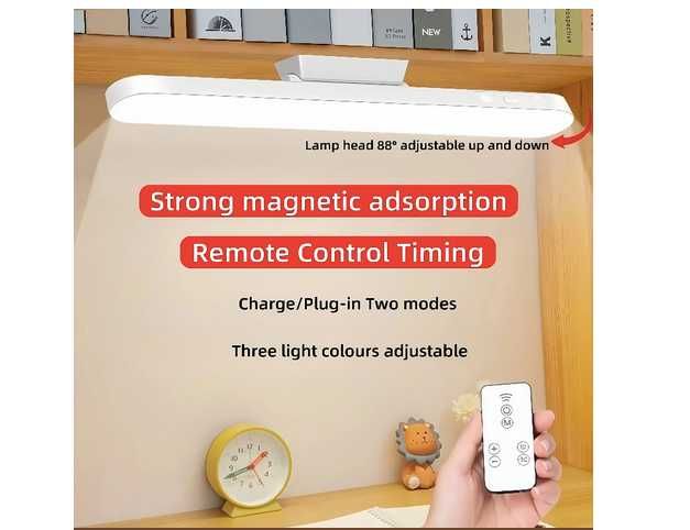 Аккумуляторная LED лампа с пультом ДУ светильник магнитная фонарь