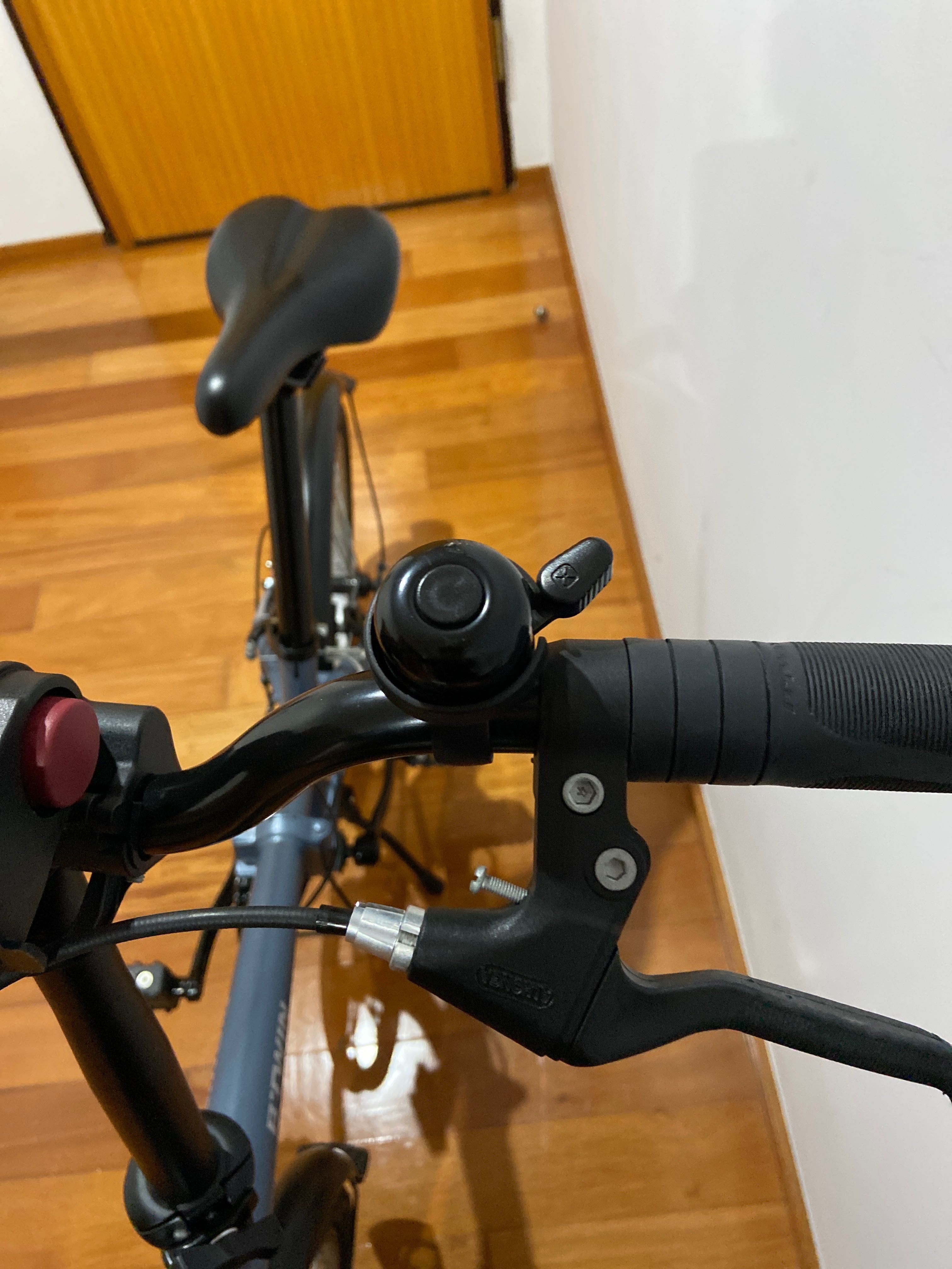 Bicicleta dobrável  btwin fold 120 +cesto, capacete, cadeado e bomba