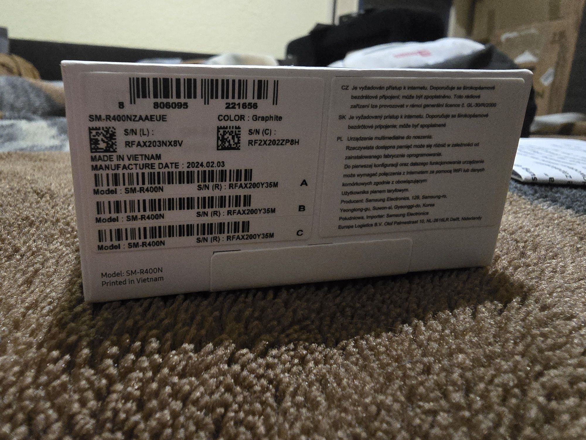 Samsung Galaxy Buds FE / Słuchawki bezprzewodowe dokanałowe