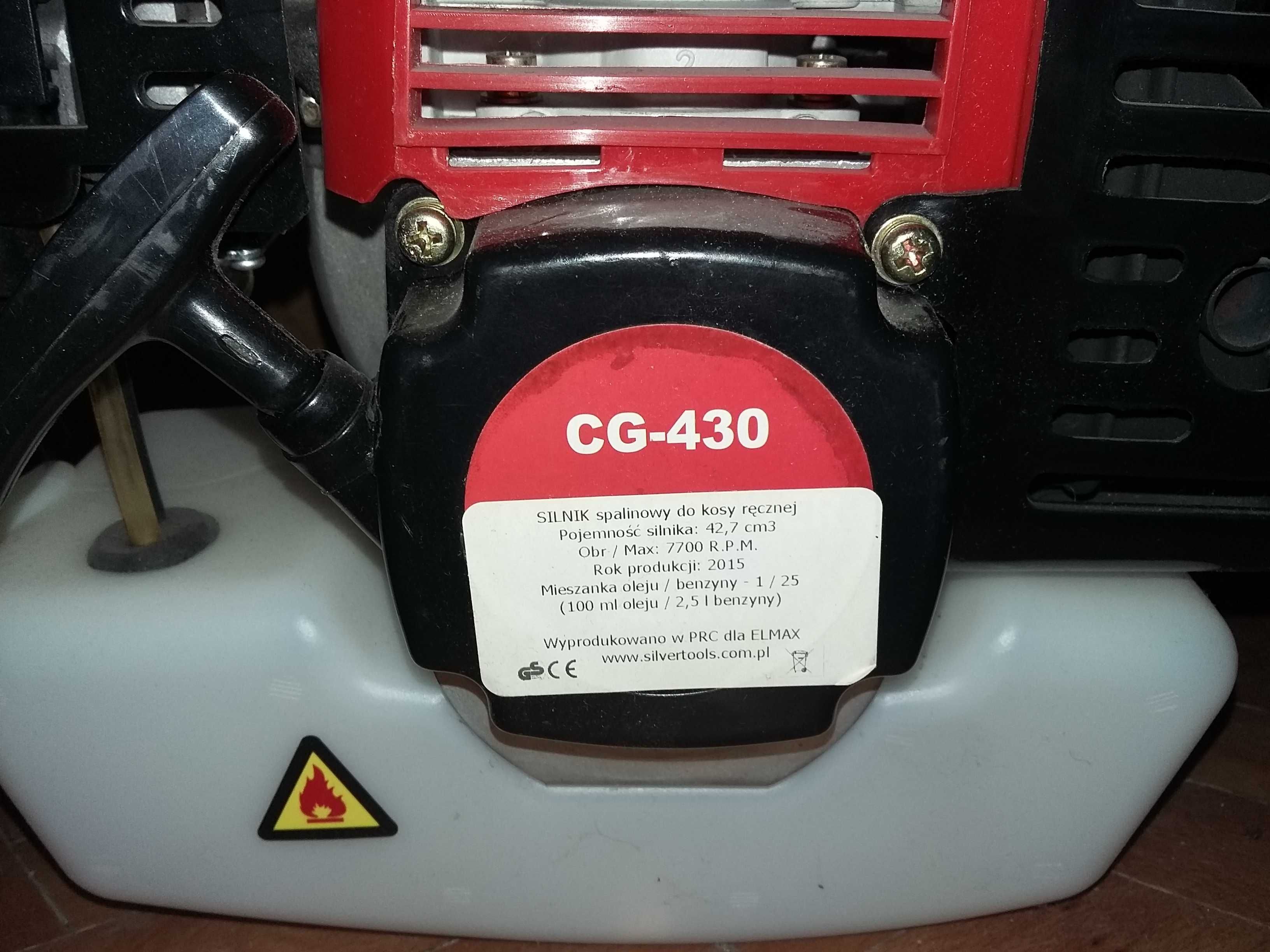 Nowy silnik spalinowy CG430 do kosy ręcznej lub napędu roweru 42,7cm3